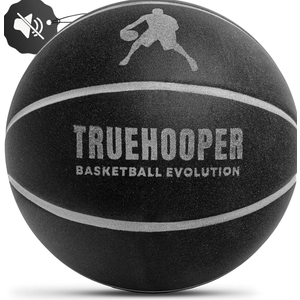 Silent Basketball Size 7 (29.5") Upgrade Dribble Dream Si-Lent Basketball, Foam Basket-Ball No Noise, Quiet Basket-Ball Dribbling Indoor, Training Ball for Indoor Activities, Gift for Youth (Black)