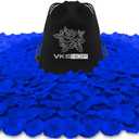 VKshop 4500 Pack Blue Rose Petals, Artificial Roses Flower Petals for Romantic Night, Valentine's Day and Weddings