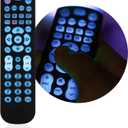 GE Backlit Universal Remote Control for Samsung, Vizio, LG, Sony, Sharp, Roku, Apple TV, RCA, Panasonic, Smart TV, Streaming Players, Blu-Ray, DVD, 4-Device, Black, 40081 Black, Backlit