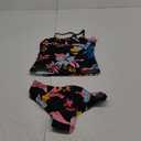 Kanu Surf Girls Melanie Beach Sport 2-pc UPF 50+ Banded Tankini (8, Spring Black)