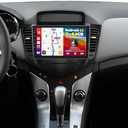 2+64GB Android Car Stereo for Chevrolet Chevy Cruze 2009-2015 Wireless Carplay Android Auto, 9 Inch Touchscreen Car Radio GPS Navi WiFi Bluetooth Backup Camera FM RDS Radio EQ SWC