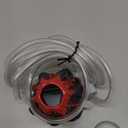 Uniclife Aquarium Volcano Ornament Kit Fish Tank Decoration Mini Resin Volcanic Decor for Fish Tank Landscape Realistic Mountain with Air Stone Bubbler Airline Tubing Accessories for Oxygenation (Red)