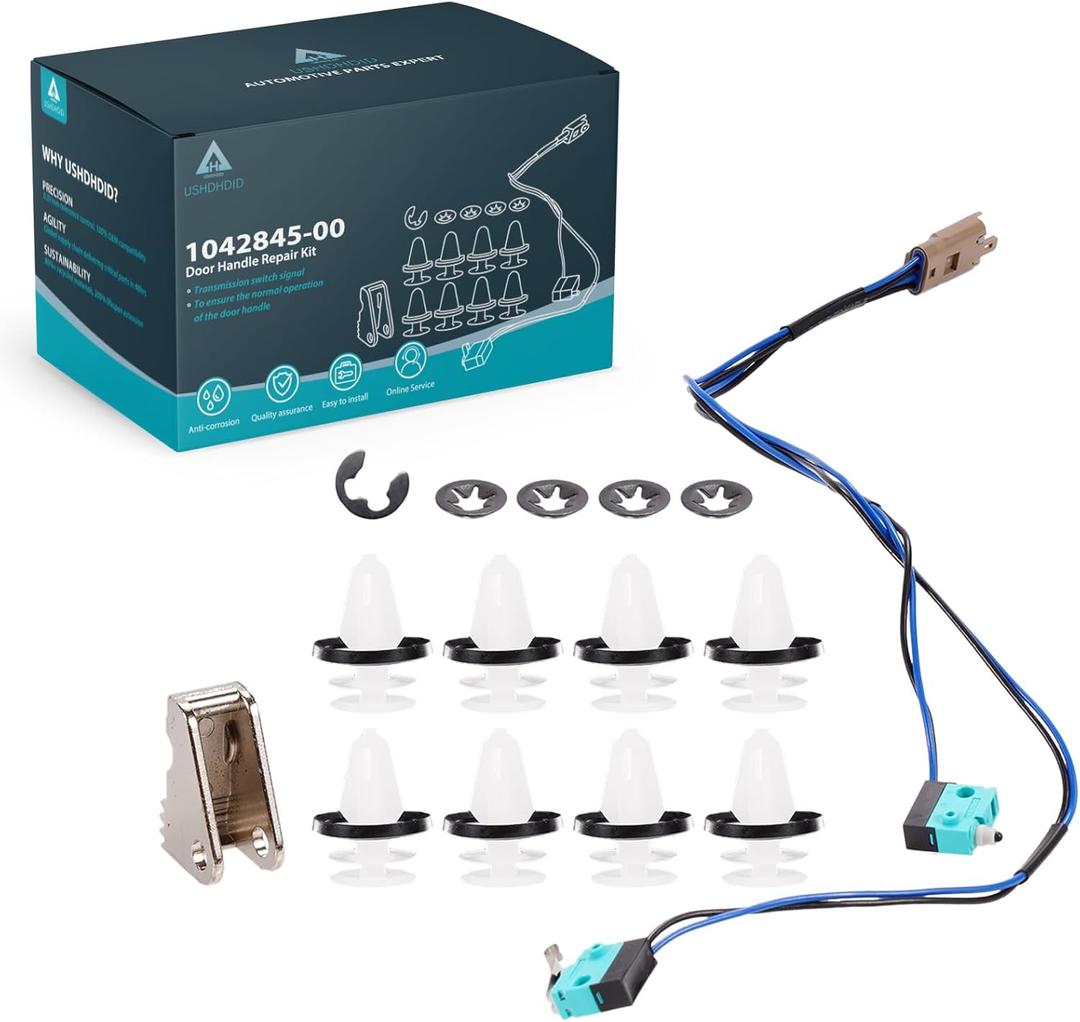 1042845-00 Door Handle Upgrade Rebuild Kit Fits for Tesla Model S 2012-2017 Replace1042845-00-A 1042845-00-B 1016009-00-C