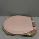 Bemis 500EC 063 Toilet Seat with Easy Clean & Change Hinges, 1 Pack Round, Venetian Pink