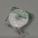 TONIFUL White Glitter Happy Birthday Satin Ribbon 2 Inch x 10 Yards Wide Printed Shiny Ribbon for Gift Wrapping,Flower Bouquet Decoration,Crafts,Banner Making and Party Supply