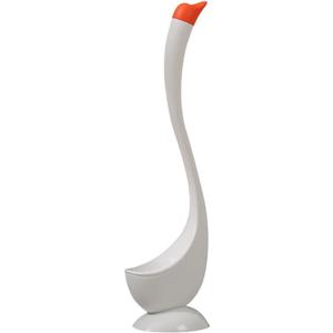 PHILISENMALL Creative Swan Shape Toilet Brush with Holder Set Long Handle Compact Toilet Brush & Canister Swan Shaped Curved Handle Toilet Bowl Cleaners Brush for Household Gap Cleaning Tool (White)