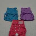 wegreeco Washable Reusable Premium Female Dog Diapers, Medium Large Small Dog Doggie Puppy & Doggy Diapers Female,Period Panties in Heat (Pack of 3, Medium) (Medium (12"-15" Waist), Bright Color)