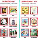 Chalkola 10 Fine Tip Liquid Chalk Markers for Blackboard, Chalkboard Signs, Window, Labels, Bistro, Glass, Car (10 Pack 3mm) - Wet Wipe Erasable Ink Chalkboard Markers, 3mm Reversible Tip Chalk Pens