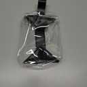 TSA Approved Clear TPU Toiletry Bag with Magnetic Closure Leak Resistant Makeup Bag Cosmetic Pouch Dopp Kit Travel Essentials Bag Magnetic Travel Container Organizer Pouch (Black)