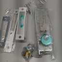 Storefront Mortise Door Lock Commercial Mortise Lock with Lock Cylinder Double Cylinder Deadbolt Lock Set (1-1/8" Backset)