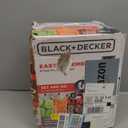 BLACK+DECKER 8-Cup Food Processor, Easy Assembly, Stainless Steel S-Blade, Shred, Slice, Chop, Puree, 450W Motor