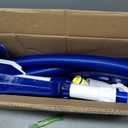 VINGLI Pool Vacuum Cleaner Automatic Sweeper Swimming Pool Creepy Crawler Vacuum with 33FT Hoses (Navy Blue&White)