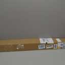UNISHADES no Drill Cordless Roman Shades for Windows, 47" W 64" H - 100% Blackout - Linen - Beige