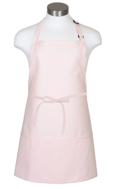 Pink bib adjustable Apron