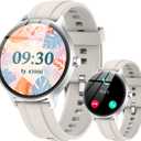 Smart Watch for Men Women(Answer/Make Calls), Smartwatch Built-in AI Voice, 1.27" HD Fitness Tracker with Heart Rate/Sleep/Step/SpO2 Monitor, 100+ Sports Modes, IP68 Waterproof Watch for Android iOS