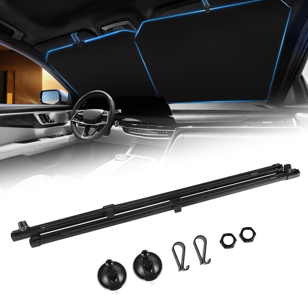 Retractable Car Windshield Sun Shade