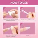 7 x Goldfinger Professional Nail Glue, Super Strong, Fast-Drying, Long-Lasting, Easy Application, Perfect for Acrylic & Press-On Nails, Quick Nail Repair, Nail Care & Enhancements (Pack of 15)