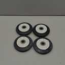 Dryer Drum Roller 4581EL3001E - Replacement Part Fit for l-g & ken-more Dryers, Heavy-Duty Rubber & Metal, Reduces Noise, Enhances Efficiency, Easy to Install (Pack of 4)