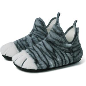 Women Men House Slippers Rubber Sole Indoor Slippers Socks Fuzzy Lightweight Non Slip Barefoot Slippers (8-8.5 Women/7-7.5 Men, Cyan)