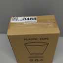 RACETOP 9 oz Clear Plastic Cups 100 packs, Disposable Plastic Party Cups Tumblers, Cocktail Cups, Perfect for Parties, Wedding and Events