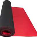 Mytee Products 20' x 27" Red Neoprene Floor Runner - Non Skid Bottom, Protect All Floor Surfaces - Reusable Floor Protector with Slip-Proof Surface