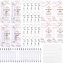 20 Set Employee Christmas Gifts with Bulb Keychains Motivational Ballpoint Pens Thank You Card Office Appreciation Gift for Staff, Teachers & Team Holiday Party Favors