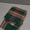 DII Holiday Kitchen and Table Décor Christmas Cloth Square Napkin Set, Dark Green Plaid