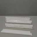 Mahjong Racks with Pushers, 4-Piece Set Convenient Rotating, Multi-Color Mahjong Accessories for Game Nights - White