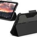 URBAN ARMOR GEAR UAG Designed for iPad mini A17 Pro Case (7th Gen, 2024) A2993 A2995 A2996 8.3" Plyo, Rugged Translucent Multi-Angle Viewing Folio Stand with Pencil Holder Protective Cover, Ice