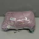 LANE LINEN Eco Friendly 100% Organic Cotton Bed Sheets Full Size, Fully Elasticized Reinforced Seams, Machine Washable Naturally Cooling Full Sheet Deep Pocket Bedding- Lilac