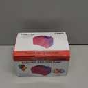 IDAODAN Electric Balloon Pump, Portable Electric Balloon Blower Machine Balloon Air Pump Dual Nozzle Rose Red 110V 600W Balloon Inflator for Party Decorations