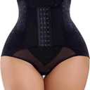 YERKOAD Tummy Control Panties for Women Shapewear Butt Lifter Short High Waist Trainer Corset Slimming Body Shaper Underwear (Medium, Black)