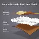BISINNA Double Sleeping Bag Flannel Two Person Camping Sleeping Bag, 9.9LB