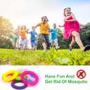 40 Pack Mosquito Repellent Bracelets, Individually Wrapped DEET-Free Insect & Bug Repellent Wrist Bands for Kids & Adults Outdoor Camping Fishing Traveling