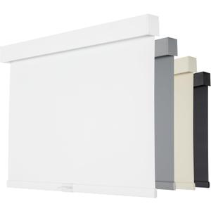 Persilux Blackout Roller Shades - Cordless Roller Blinds with Valance, Thermal Insulated Fabric Window Blinds, UV Protection for Home, Office and Bedroom (White, 35"W x 72"H)