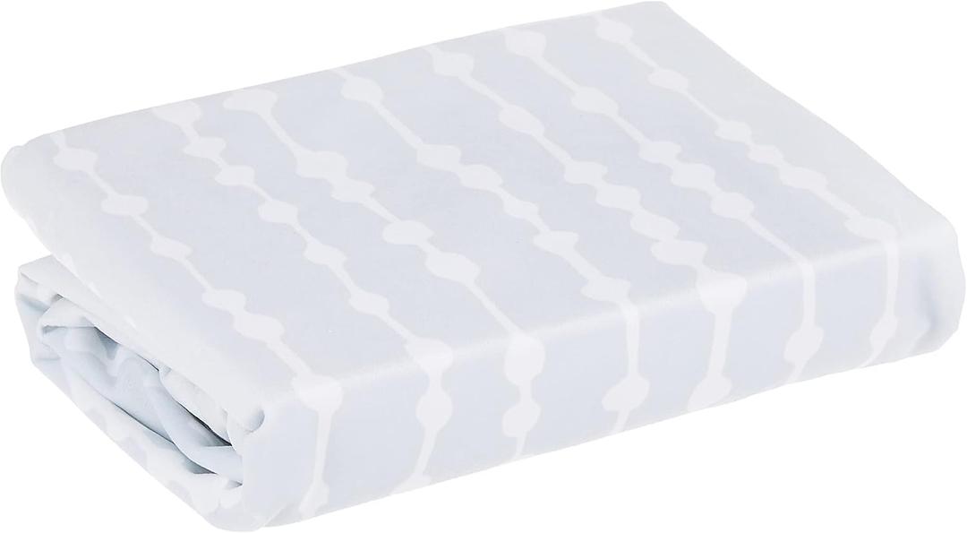4moms Breeze Bassinet Sheets, Machine Washable, Soft, Plush, Waterproof Fabric, Grey Beads (1 Count (Pack of 1))