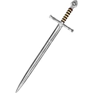 quescu Medieval Knight Toy Sword,35.6" Plastics Sword Medieval Warrior Costume Accessories for Renaissance Fair Cosplay,Props