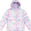 Eddie Bauer Girls' Winter Jacket - Heavyweight Quilted Down Jacket - Insulated Hooded Outerwear Coat for Girls Size 14-16, Pastel Lilac