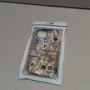 Case Compatible with iPhone 14,Compatible with MagSafe,Glossy Fall Prevention Hybrid 2-Layer Hard Shell Cases for Girls Boys,Stained Glass Bloom Flower