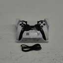 IWGAME Controller for PlayStation 5, Compatible with PS5/PS5 Pro/PS4/ PC, Wireless Controllers Supports Adjustable Turbo, Remap, Hall Effect, Gaming Controller for PS5 Games (2.4G Adapter Required) (White)