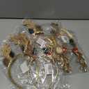 5 x Reindeer Antlers Headband Christmas Hairbands With Gold Glitter Elk Antlers Bell Design