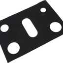 Gas Stove Cover Protector, PTFE Reusable Washable Heat for Gas Stove, Non Stick & Custom Fit PTFE Top Cover, Integrated Protector, (Black)