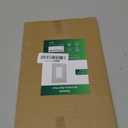 6-Pack Decorator Outlet Cover Plate, Brushed Nickel Decorative Switch Plates and Outlet Covers, Durable Zinc Alloy Wall Plates for Electrical Outlets, Receptacle, GFCI Outlet, Dimmer Switch