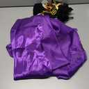 Women's Cosplay Costume Purple Cape Sexy Black Jumpsuit with Belt Cosplay Uniform Suit Halloween, S