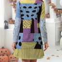 Long Sleeve Halloween Dress for Women Pring Swing Funny Cute Costume (S)