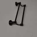 WOLIBEER Bronze Double Towel Bar, Adjustable 14.96 to 26.57 inches Towel Holder Oil Rubbed Farmhouse Towel Rack Rustic Towel Hanger Bathroom Wall Mounted