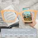 AABV Oversized Funky Reading Glasses for Women/Men Readers,Blue Light Blocking with Spring Hinges,Anti UV Ray/Glare/Eyestrain (4-pack Mix)