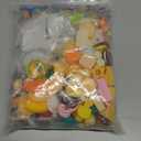 200pcs Miniature Landscape Food Drinks Bottle Mini Toys Doll House Kitchen Play Resin Dollhouse Accessories for Adults Teenagers Cooking Game Hamburger Ice Cream Cake Bread Tableware Party