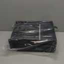 AmasSmile Footrest Ottoman Bench with Storage,34Inch Black Leather Footstool, Coffee Table, Padded Seat, Storage Chest,Blanket Store with Flipping Lid for Livingroom and Bedroom