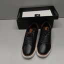 Coostar Mens Casual Shoes Comfortable Dress Sneakers Classic Lace-up Shoe Lightweight Black Size 9
